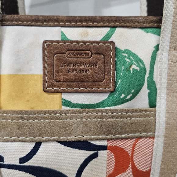 Coach Legacy Limited Edition Hampton Weekend Patchwork Tote - early 2000's - Picture 2 of 7